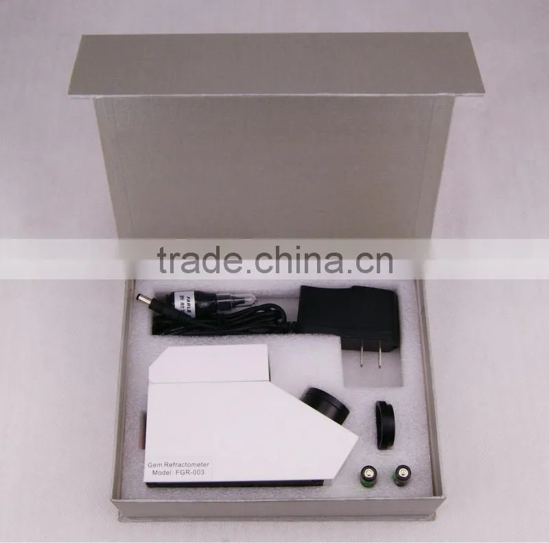 Gem Refractometer with Accuracy of 0.003