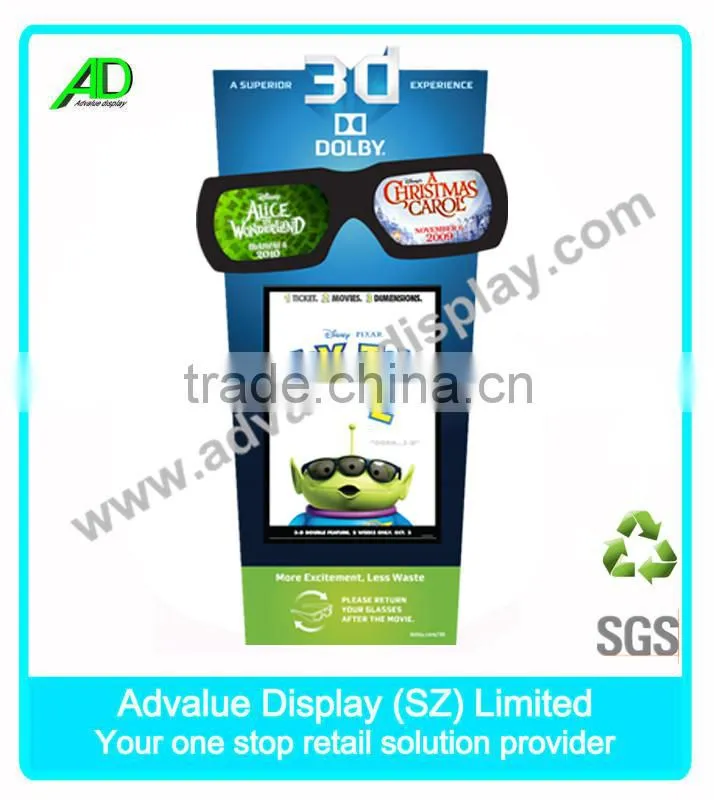 Advertising Movie Cardboard Display Standees
