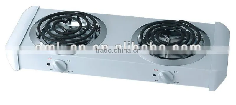 Double heating element burner