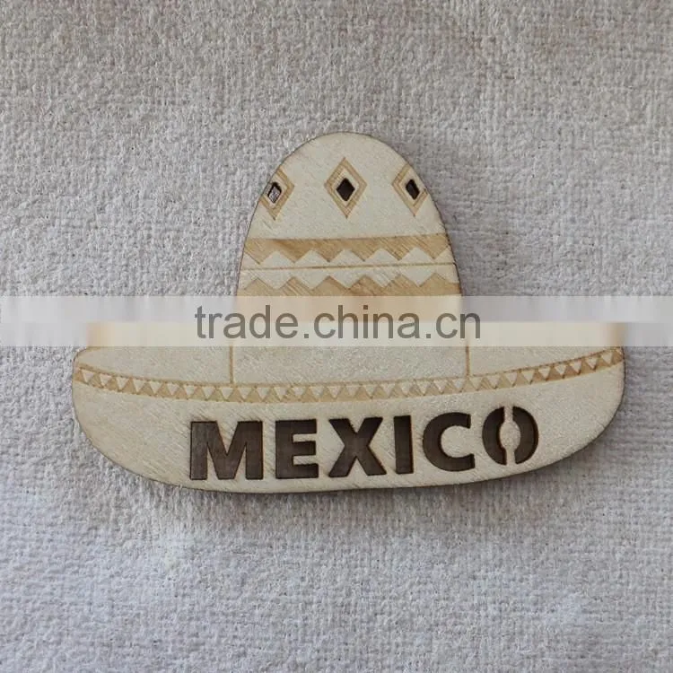 popular custom wood decoration pieces and world wood template and cross jewelry