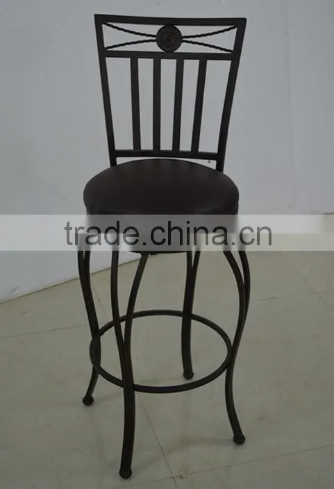 Hot selling wood iron chair wooden metal chair wrought iron chairs