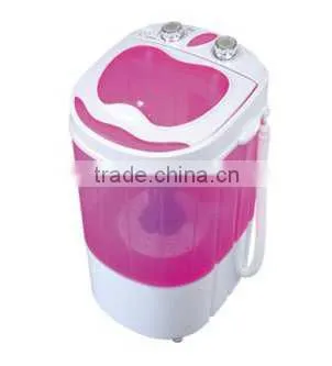 Plastic top load washing clothes machine mini semi-automatic washer