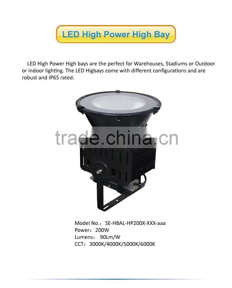 CE ROHS Listed 200W LED High Bay Light