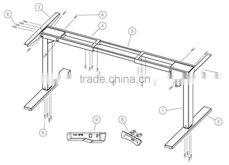Cheap Height Adjustable Table Frame Factory