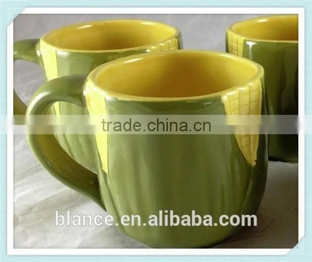3d ceramic corn coffee mug corn design cup
