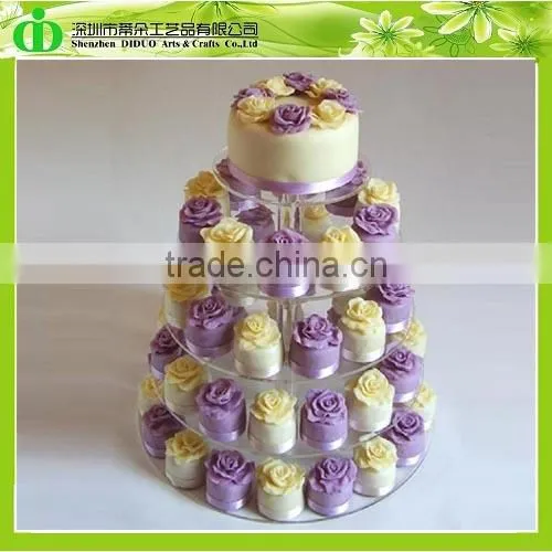 DDC-0262 Trade Assurance Cupcake Stands White Round