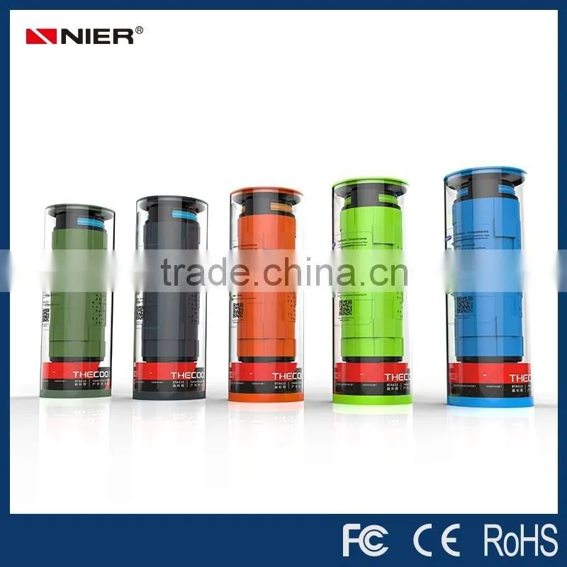 2016 Customized new arrival cheap outdoor travel unique waterproof bluetooth speaker with handsfree call