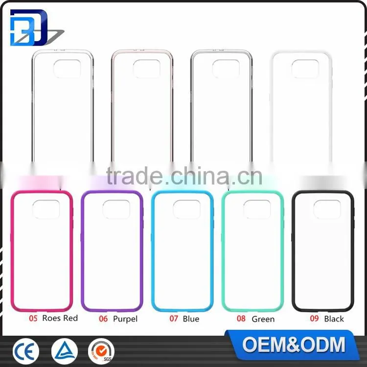Amazon Hot Sale Anti Scratch Acrylic Clear PC Back + TPU Bumper Phone Cover For Alcatel Stellar Tru Clear Case Paypal Accept
