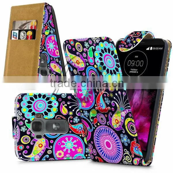 For LG G Flex 2 High Quality Print Flip PU Leather Case Cover Moible Phone Case