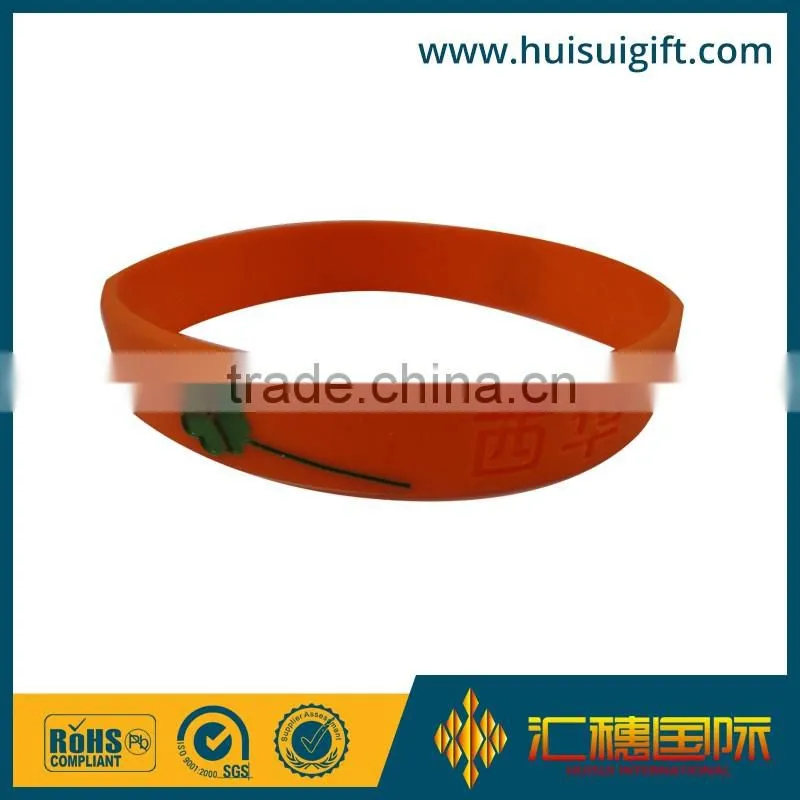 high quality promotional latest design silicone bracelet