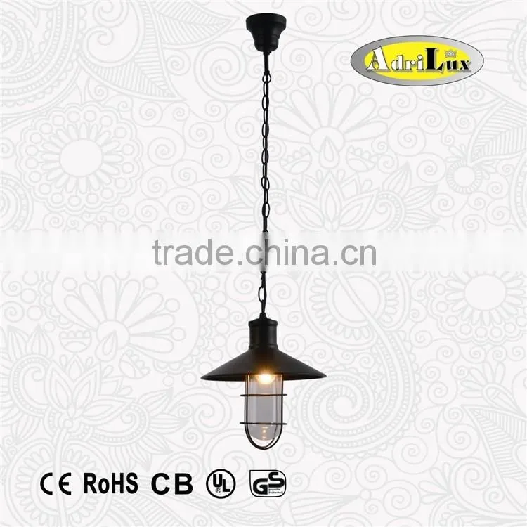 E27 Classic iron chain drop chandelier Vintage lighting fixure