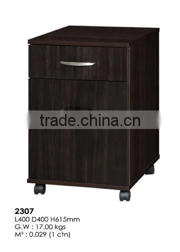 Wooden Mobile Office Drawing Cabinet with Drawers