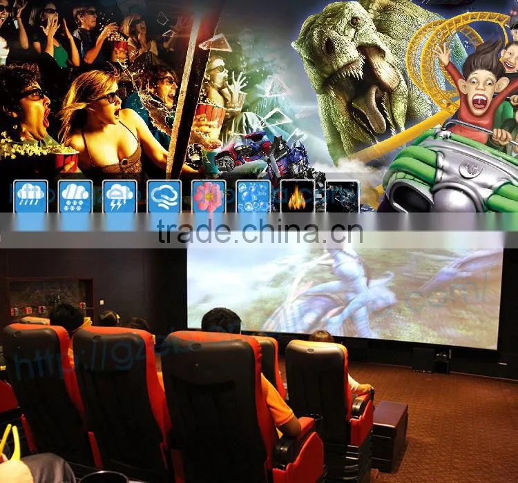 Electric platform 3 dof motion 3d 4d 5d theater equipment