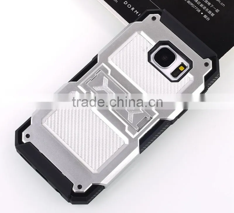 Newest 2 in 1 Hybird TPU+PC Hard Back Cover Case for iPhone 6 6s 6s Plus Samsung S7 S7 Edge Note 7 Armor Shockproof Cases