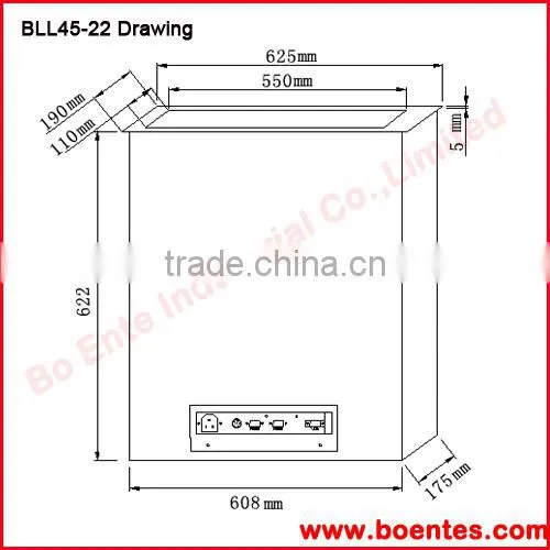 CE Approved Computer LCD Monitor Motorized Lift with 21~22 Inch Screen