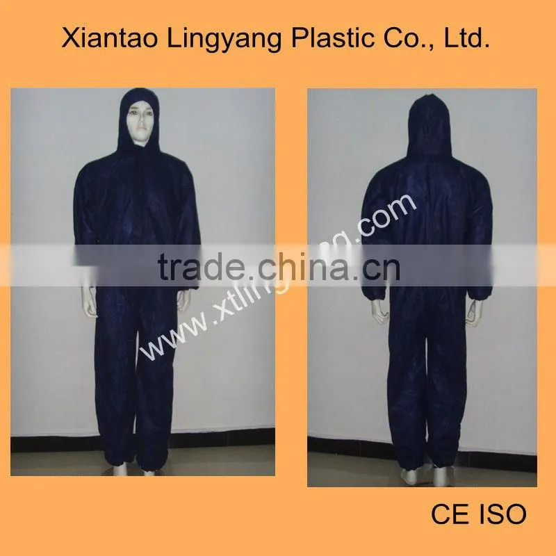 Nonwoven Safety Overall with zipper flap