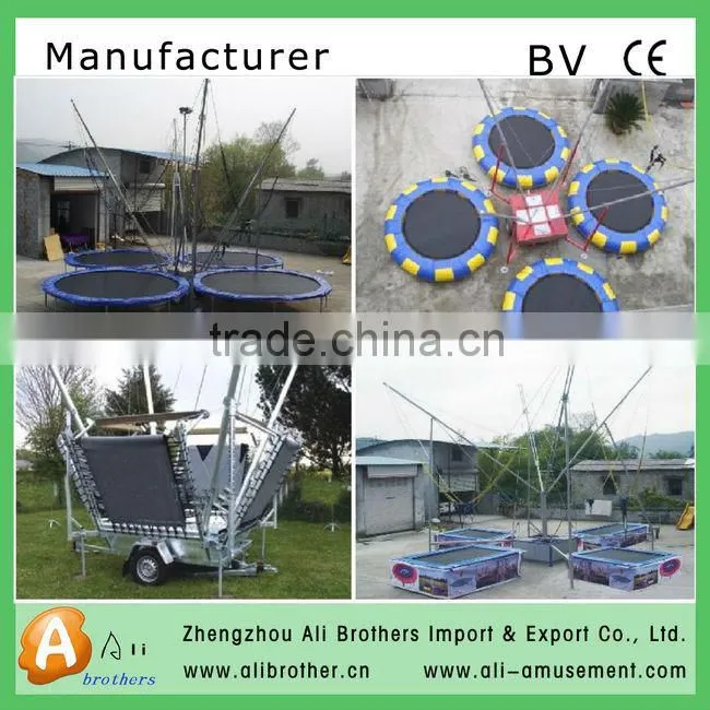 2013 hot sale CE Bungee Trampoline,bungee jumping