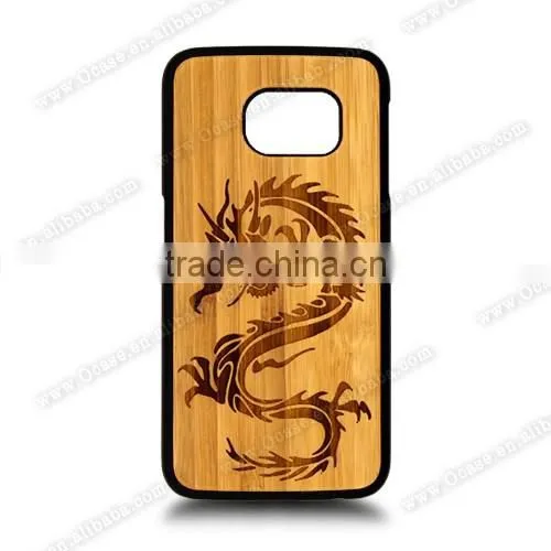 Wood back cover case for Samsung Galax S6
