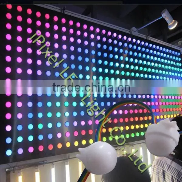 iPixel led rgb led lighting 30mm flat led string UCS1903IC Clear lens