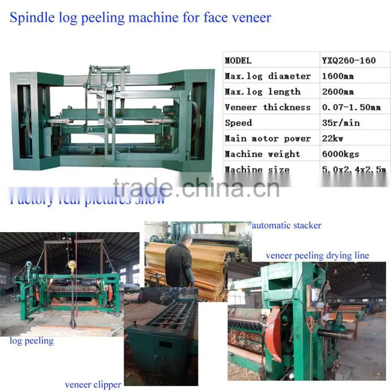 2ed hand plywood 2 in 1 log peeler cnc OSB lathes