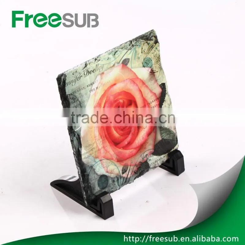 Polished rock sublimation blanks suppliers semicircle rock sublimation