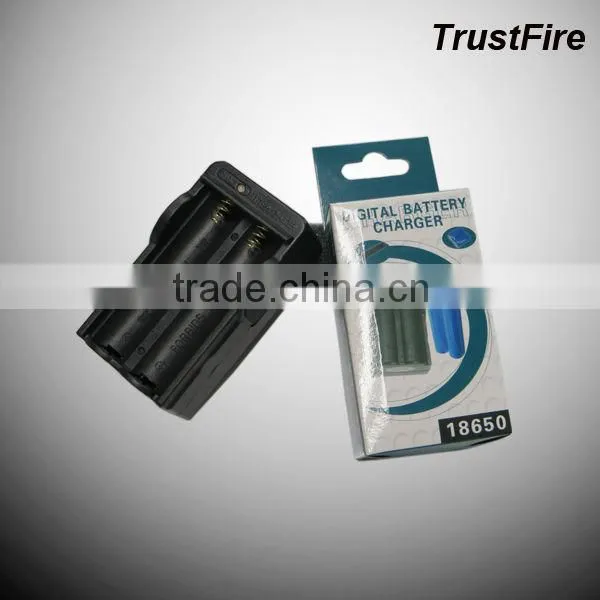 TrustFire 3.7V 18650 battery charger Black 110V~240V Li-ion Battery Charger with US EU plug