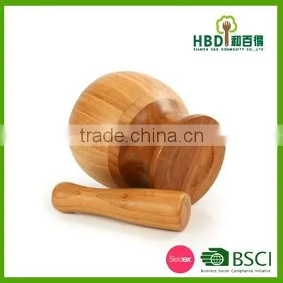 Bamboo /wooden Garlic Masher/Masher With Sticker