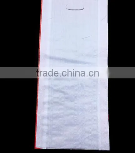 New design pp woven bag for 25kg 50kg rice packing with great price