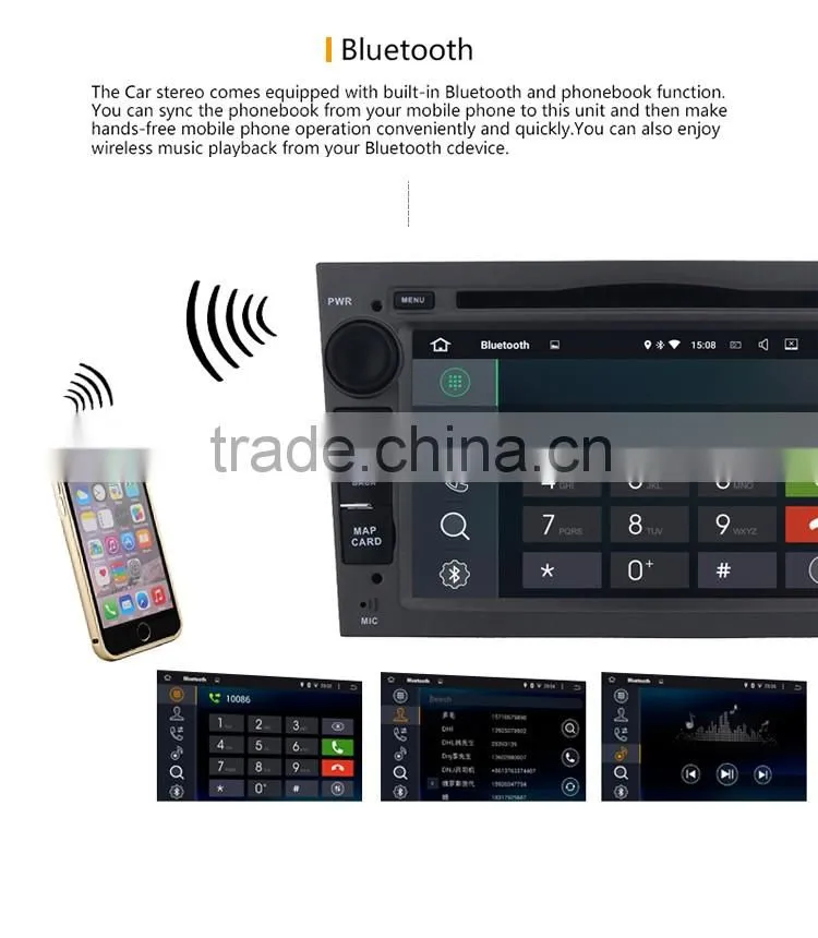 7 Inch Full Touch Screen android rmvb mkv car GPS radio dvd player for Opel Antara