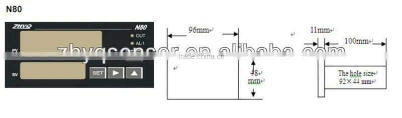 relay alarms output for Digital Pressure Indicators