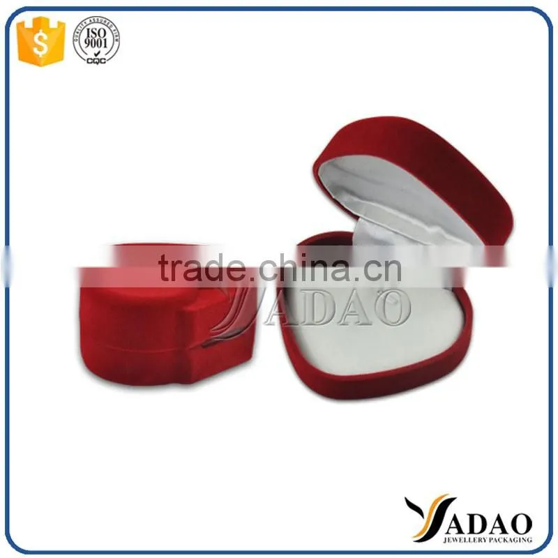 heart shape velvet packaging box suppliers