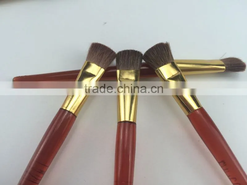 FREE samples horse hair translucent plastic handle eyeshadow brush