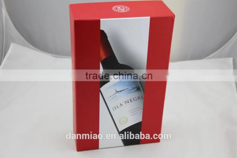 Top Quality Handmade Custom Printing Paper Box for Red wine Packaging