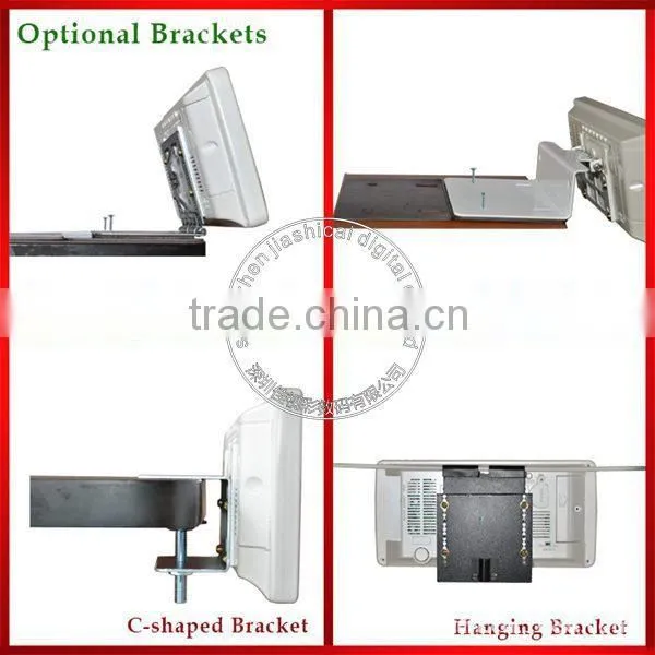 Hot metal case 12.1inch shelf advertising machine support video playback motion sensor and auto copy for advertising