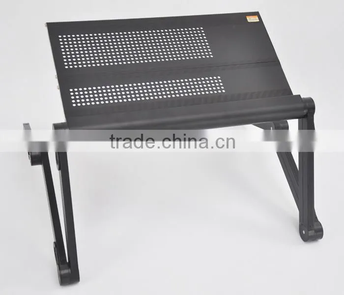 2014 new design portable folding laptop table stand desk bed sofa