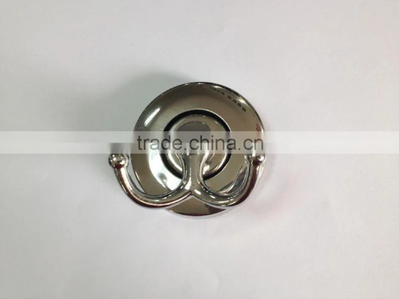 high quality zinc alloy chrome bathroom clothes hooks
