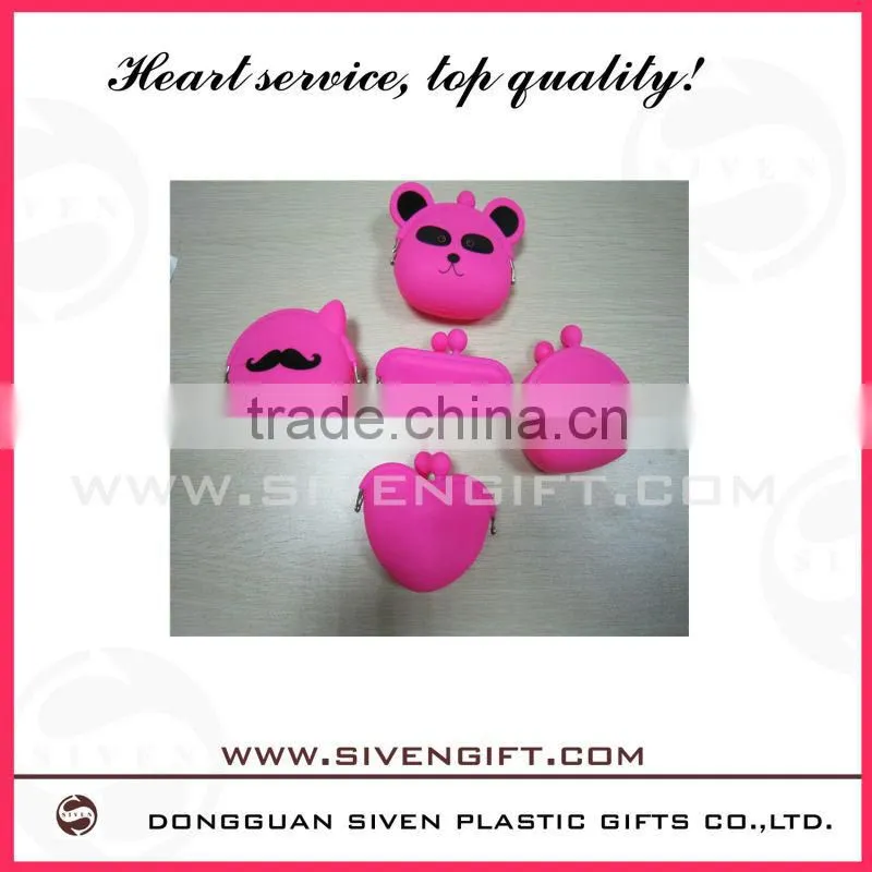 Hot Selling rubber solicone wallet for women new 2014