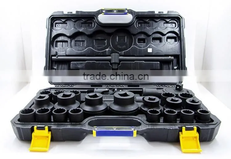 Professional 12P Electroplate hand tools 26 pieces socket set