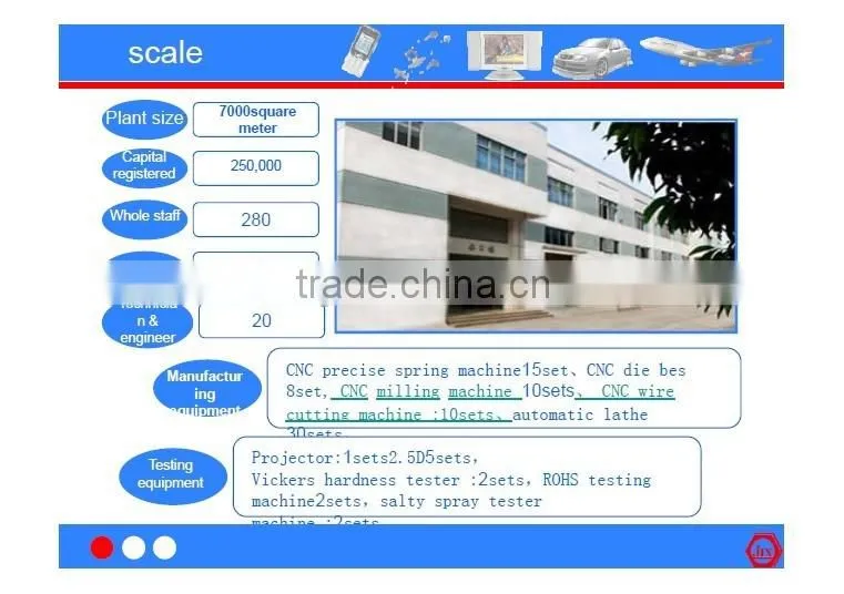metal stamping mechanical spare part