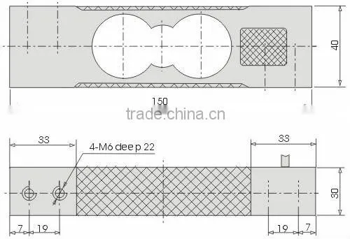 parallel beam load cell
