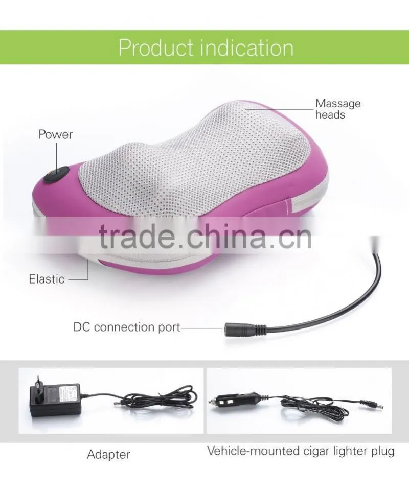 Rechargeable Health Care products. Fashion body massager. Personal Electric massage pillow C38-MP014