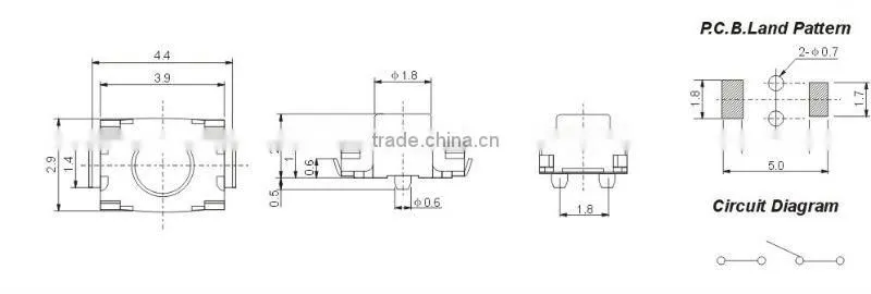 smd tact switch TS-1115C,push button switch