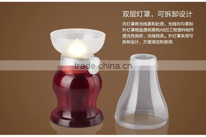 LED Blow light LED night light with battery for indoor room hotel and night light baby