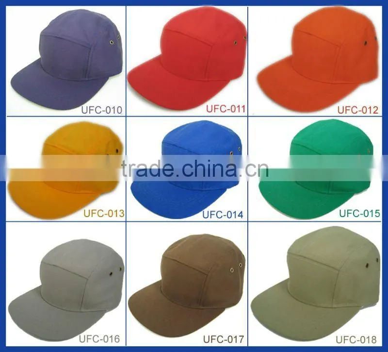 2012 New custom 5 panel snap back flat brim fitted baseball cap