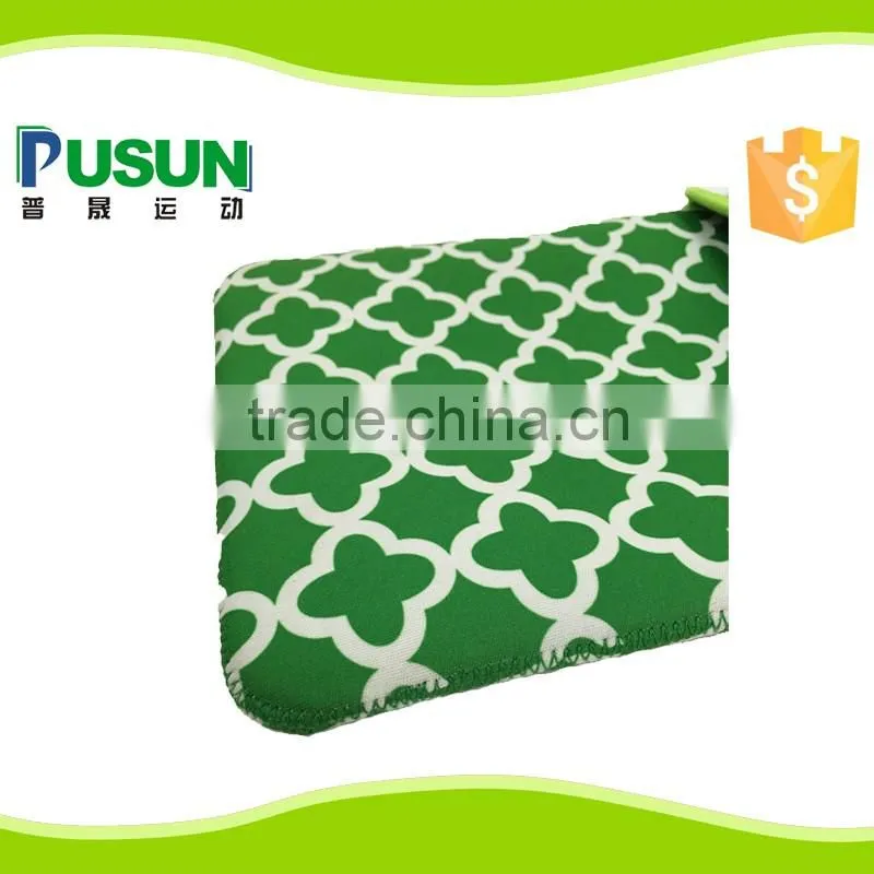 Fashionable neoprene dual bread tablet case for ipad