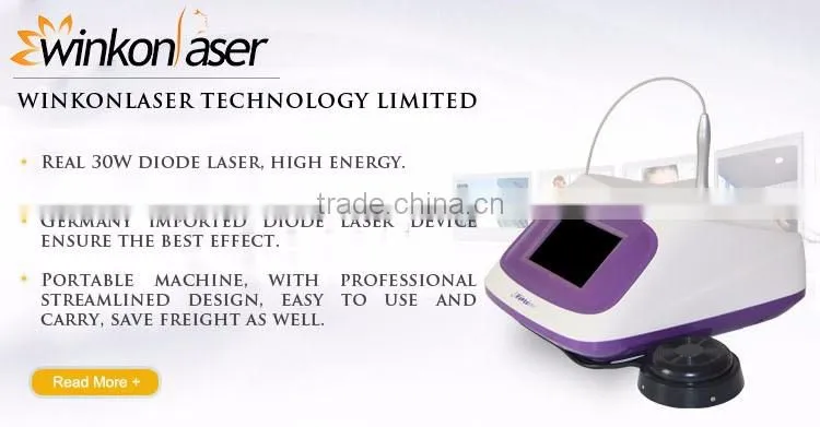 2016 professional portable device 980nm spider vein skin tag removal machine vascular remover