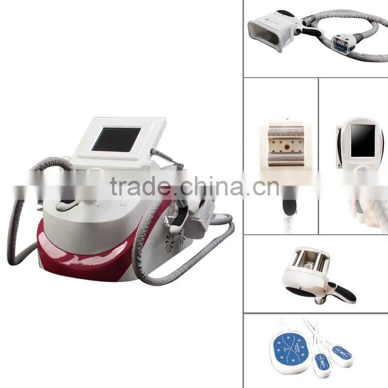3 in1 high effective cryolipolysis liposuction vacuum laser treatment machine