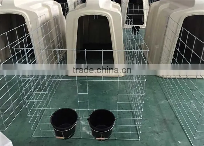Dairy Farm Plastic Room / Plastic Calf Hutch For Calves
