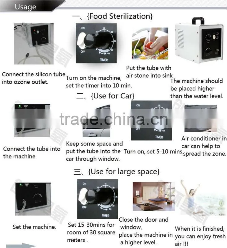 The 2013 Hot Sale portable ozone generator