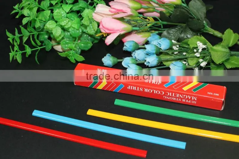 Colorful magnet strip for office, whiteboard, frige, freezer, school. Wholesale magnet strips cheap sale!